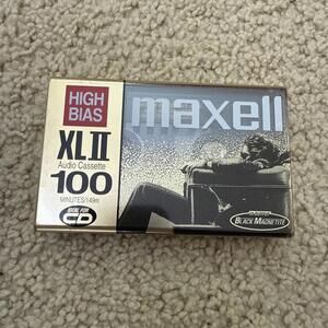 Maxell XL II 100 Minute High Bias Blank Audio Cassette Tape New Sealed
